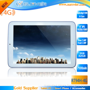 Latest 4G 9" FHD 1920*1080 Rockchip3188 Quad Core Google Android Tablet PC (RT94H-4G)